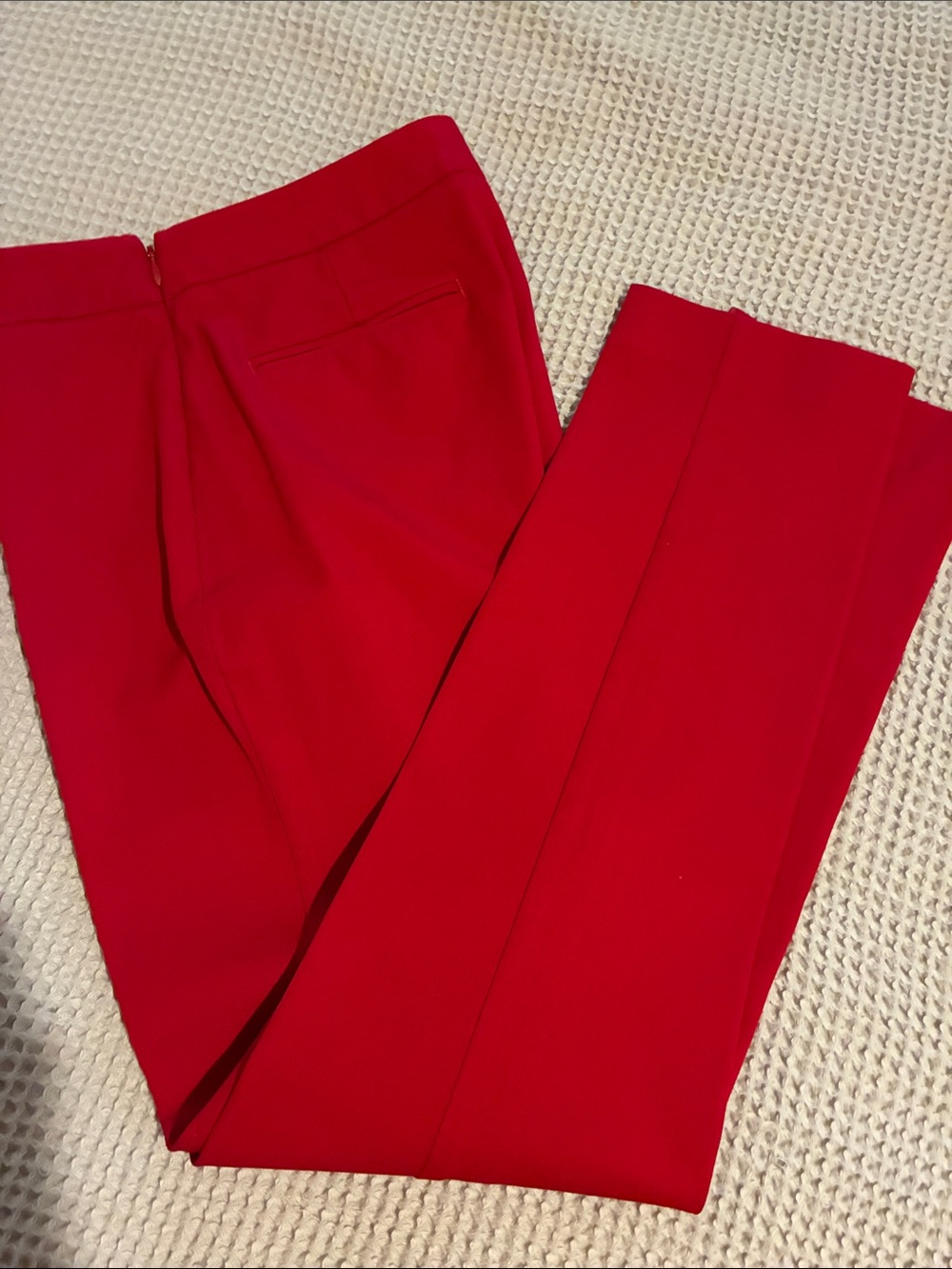 Lands’ End Red Side-Zip Pants, Size 2,
Stretch